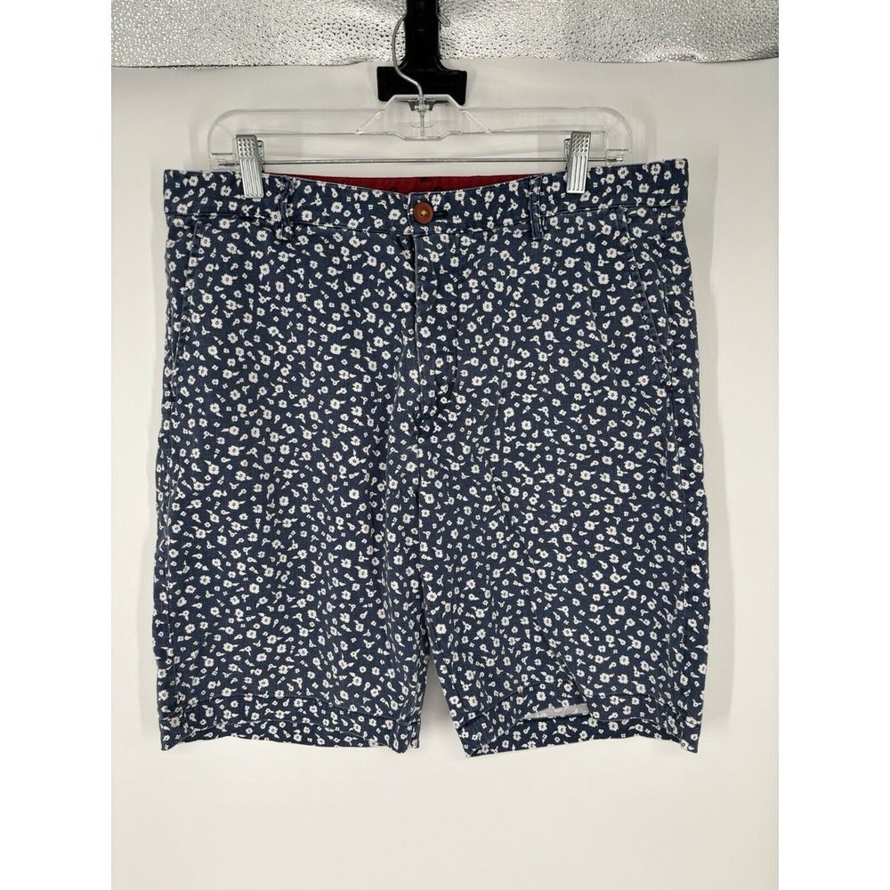 Robert Graham Floral Flowers AOP All Over Print Chino Shorts 9"‎ Inseam Size 36